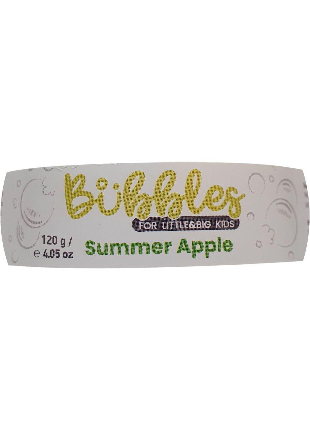 Бомбочка для ванни Літнє яблуко, 120 г Bubbles 4751030835112 (366529755)