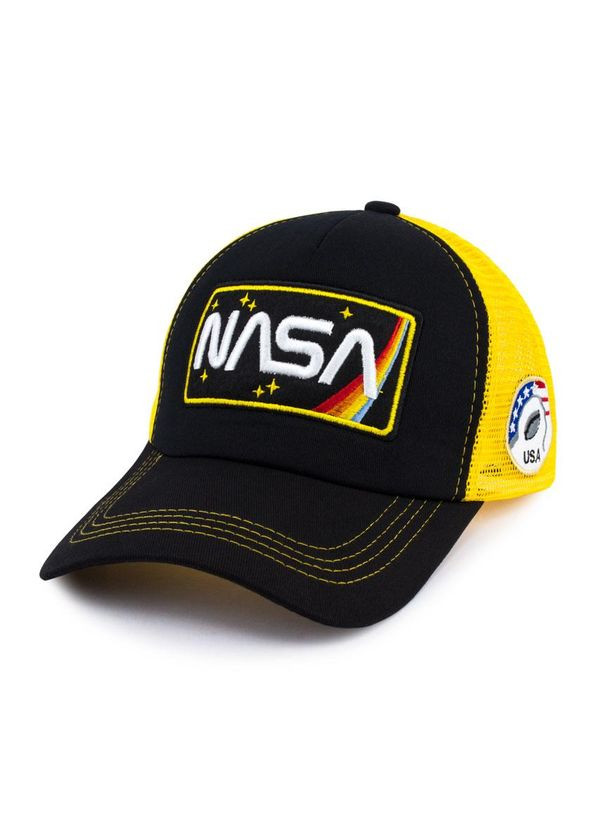Бейсболка NASA Летняя Хлопок Сетка One sizе Желтый (27121) Beani'qe (328264966)