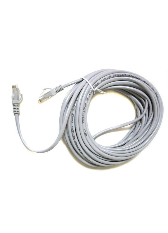 Лан Патч-корд 25 метрів. Кабель CAT 5E UTP звита пара Ethernet No Brand (364200315)