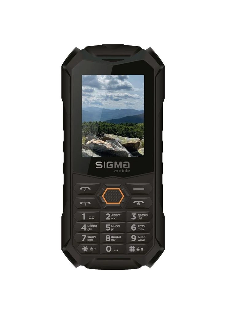 Мобільний телефон X-treme PV68 Black Orange UA-UCRF [154205] Sigma mobile (403440490)