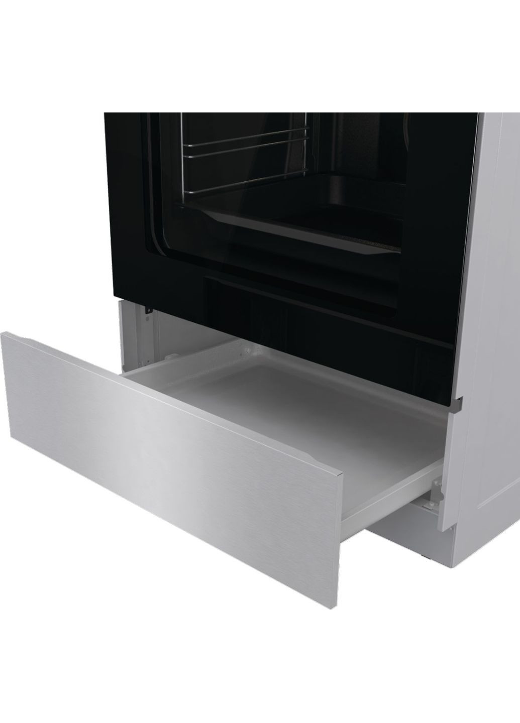 Плита GKS6C70XJ комбінована, 71л, 60x60см, дисплей, емальовані реш, програматор IconLed,нерж Gorenje (361965894)