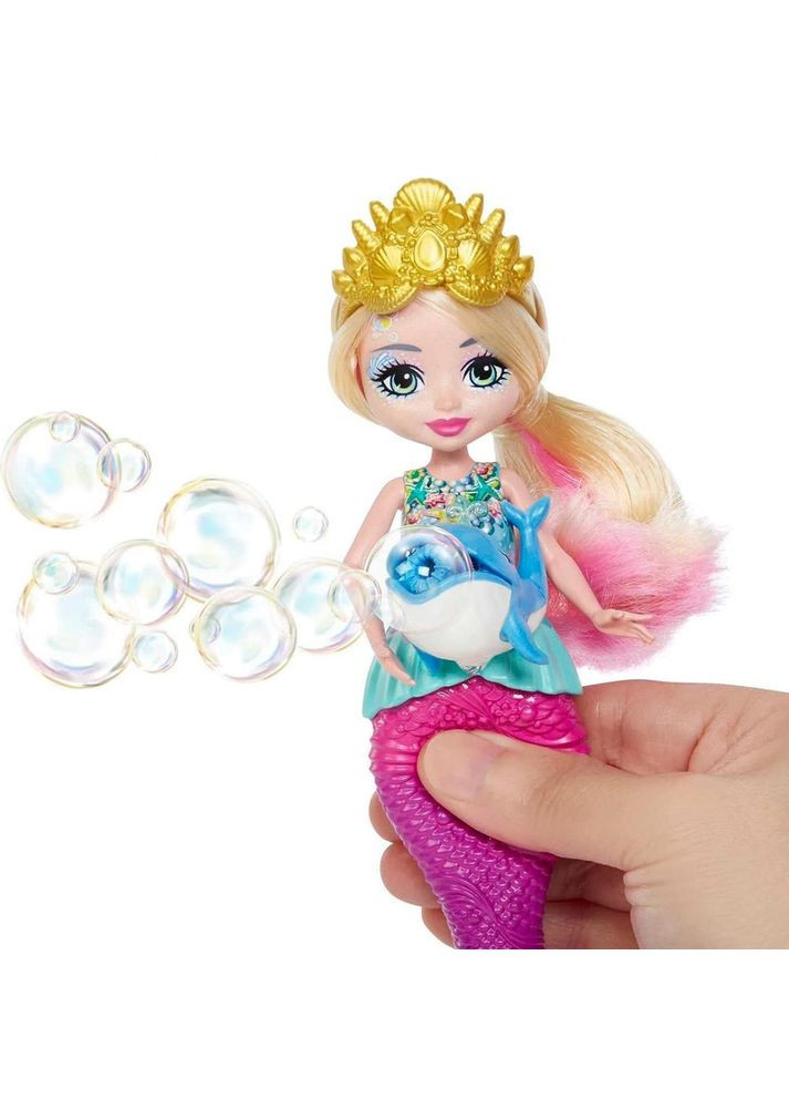 Кукла Русалочка Атлантиа Сказочные пузыри с дельфинами Enchantimals Bubblin’ Atlantia Mermaid Bubble Maker Энчантималс Mattel (338425453)