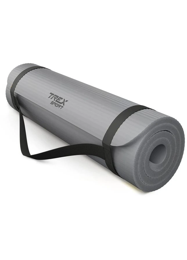 Коврик для йоги TX-029NGM NBR 2см 190х80 серый TREX Sport (377396576)