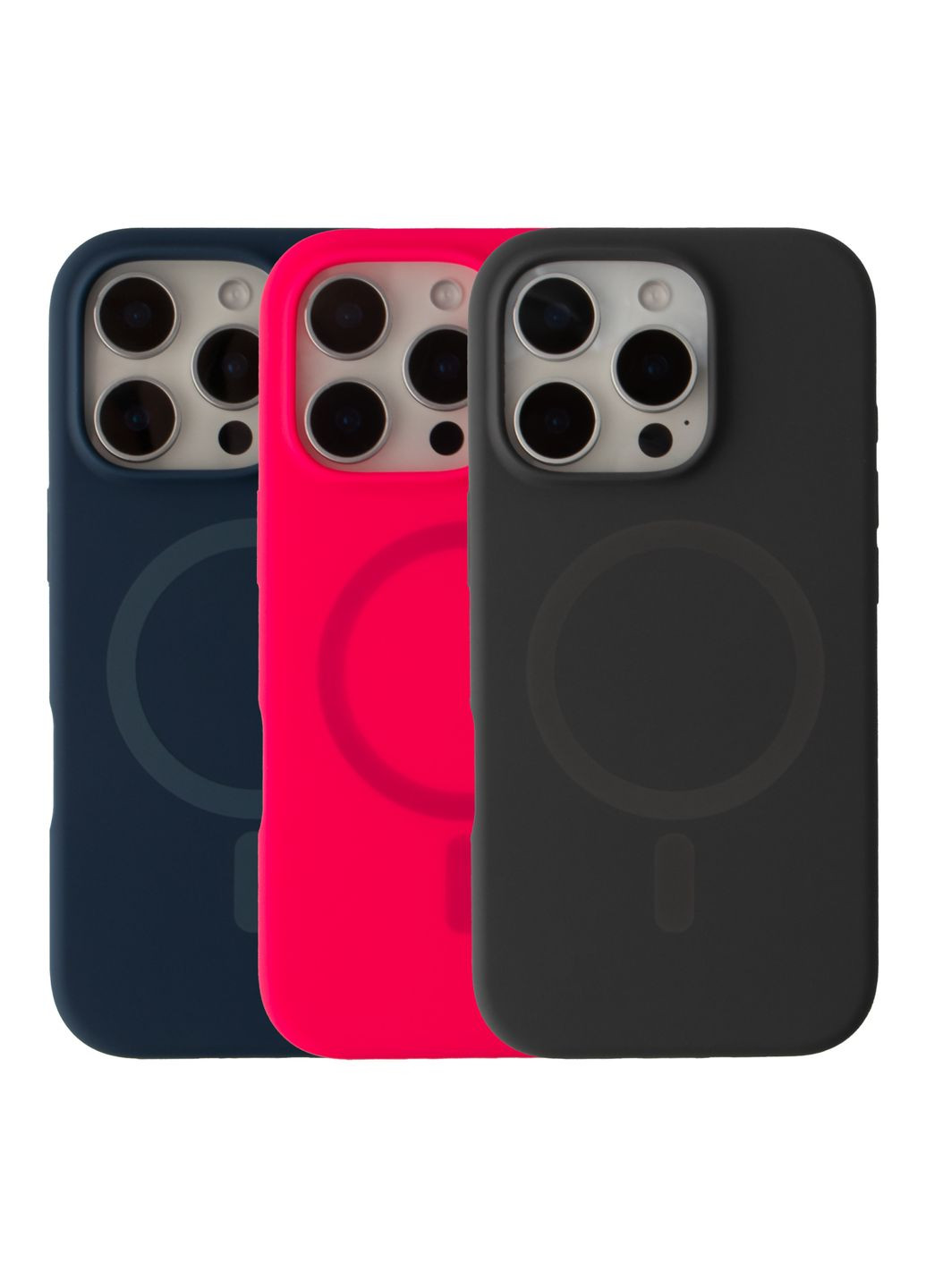 Чехол Glow Silicone Case with Magsafe для iPhone 16 Pro Max Цвет Dark blue No Brand Apple iPhone 16 Pro Max 2024 (336149955)