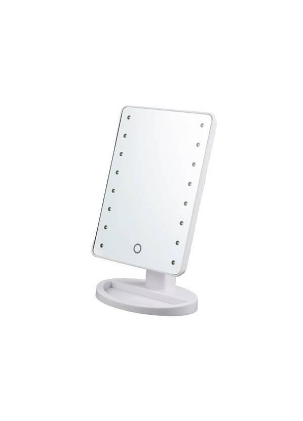 Косметичне настільне дзеркало з сенсорною LED-підсвіткою 20 діодами Po Fanu (365876977)