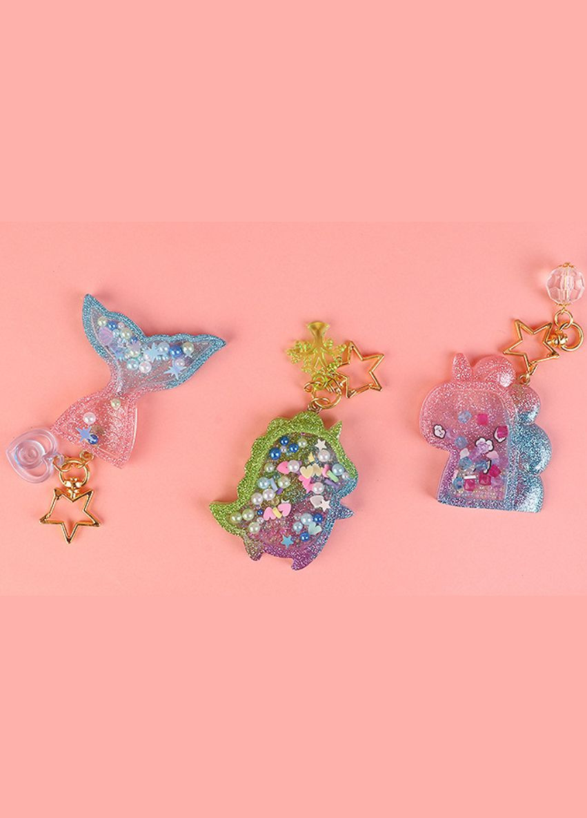 Дитячий набір для творчості для створбвання брелків іграшок прикрас з епоксидної смоли "Морський світ" Diy (315335919)