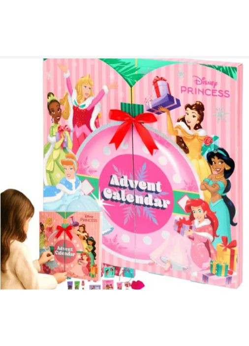 Адвент-календар з косметикою Принцеси Дісней для дівчат Disney (362965057)