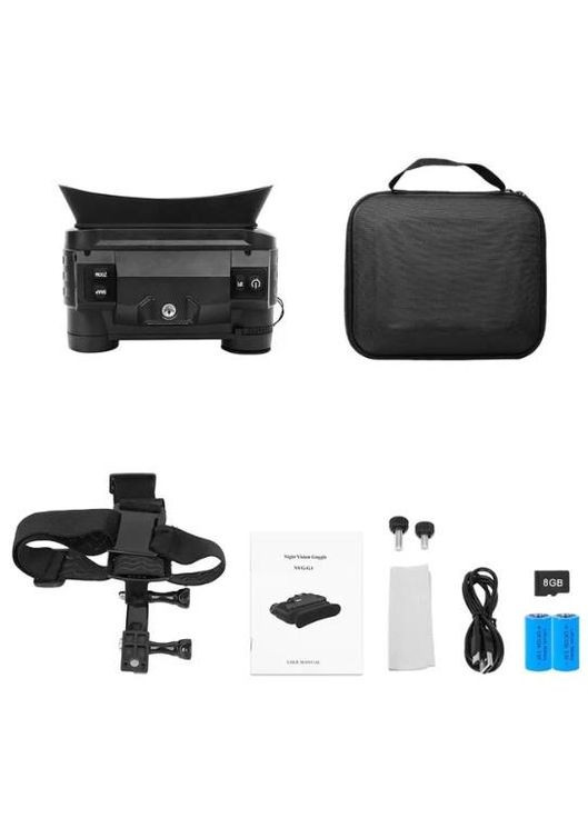 Прибор ночного видения G1 Night Vision 4.5х 1920x1080P невидимая волна 940nm с креплением на голову No Brand (333662432)