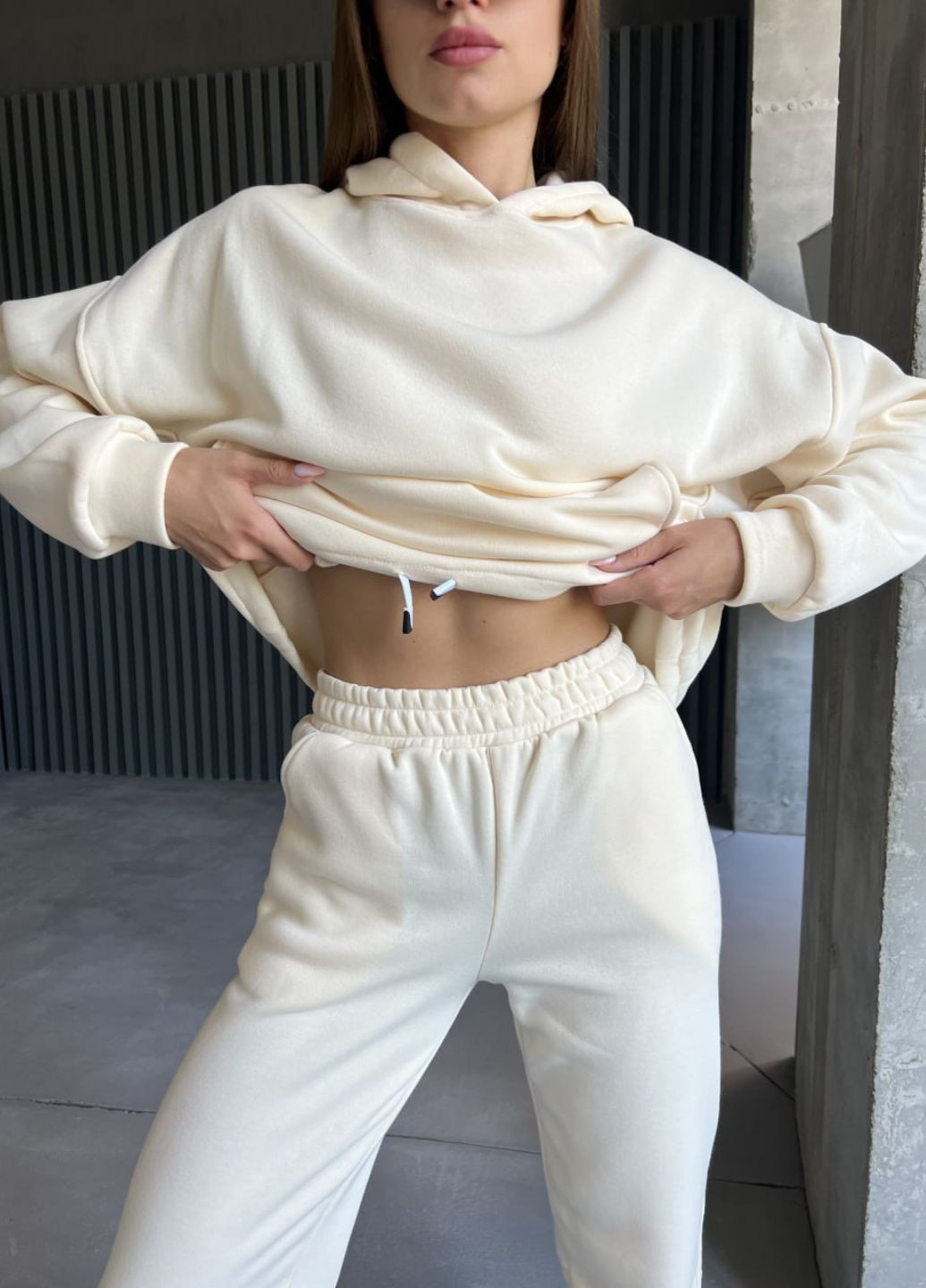 Утепленный костюм: удлиненное худые + брюки Україна (299487237)