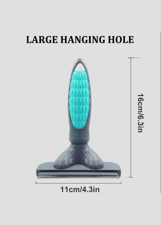 Щетка пуходерка Benepaw для вычесывания шерсти котов, собак самоочищающаяся 16х11см Pink Verke (297869126)