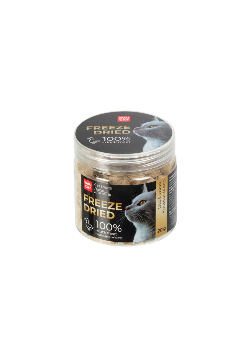 Лакомство для кошек WAUCAT Treats Freeze dried Утиное мясо, 20 г Collar (368720254)