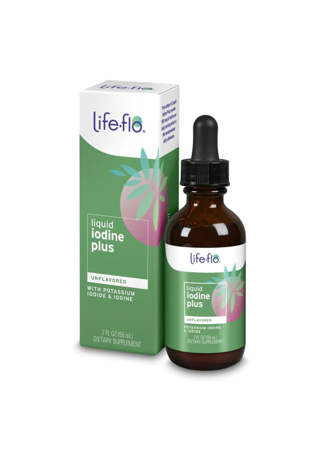 Добавка Liquid Iodine Plus - 2fl oz Life-flo (285787851)