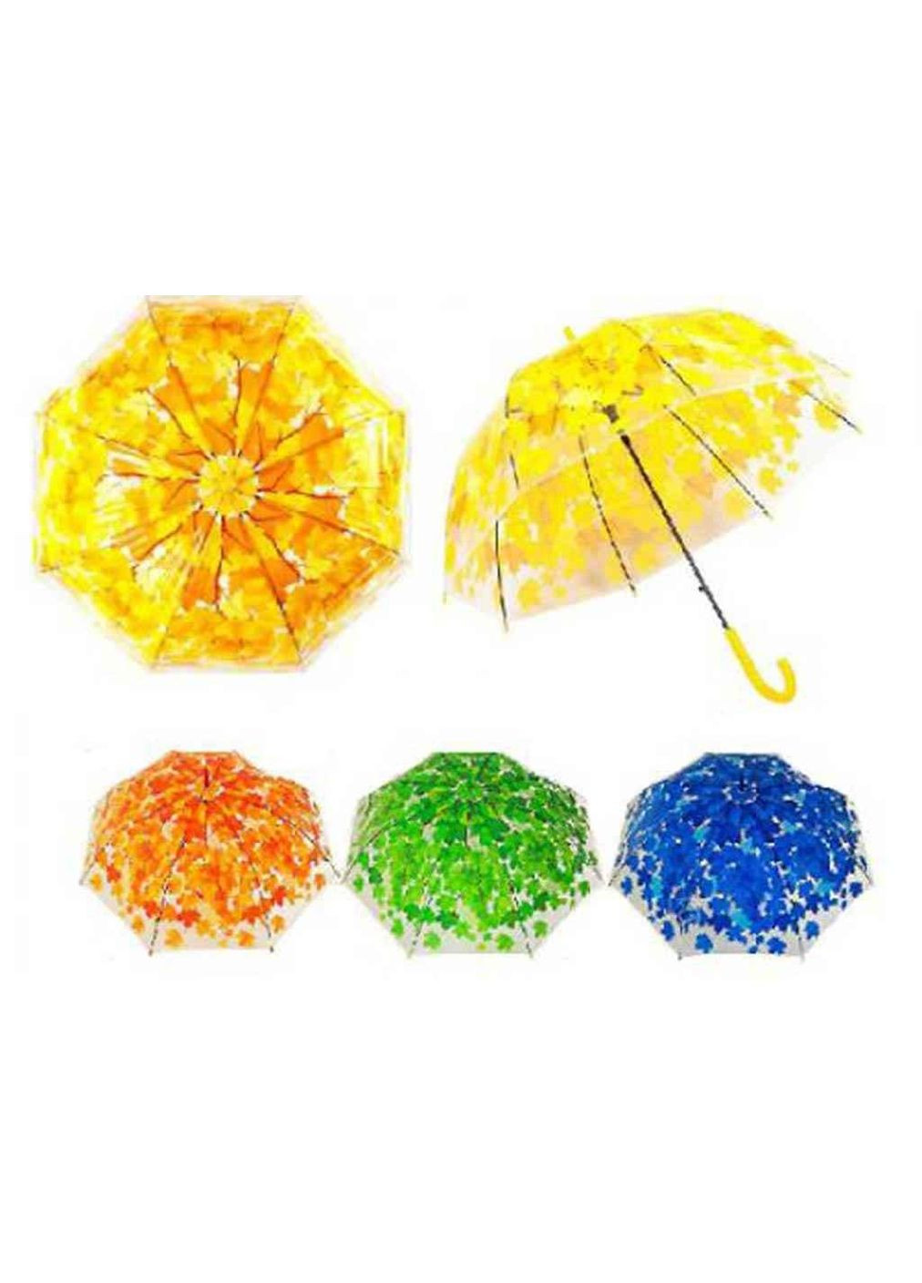 Комбінована парасоля-тростина напівавтомат осінь d=60см 8сп асорті r83144 тм Stenson (303418109)