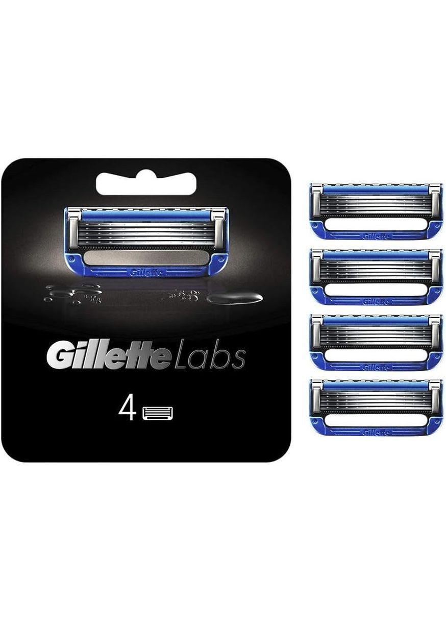 Сменные кассеты для бритвенного станка с подогревом Labs Heated Razor 4 шт Gillette (280927320)