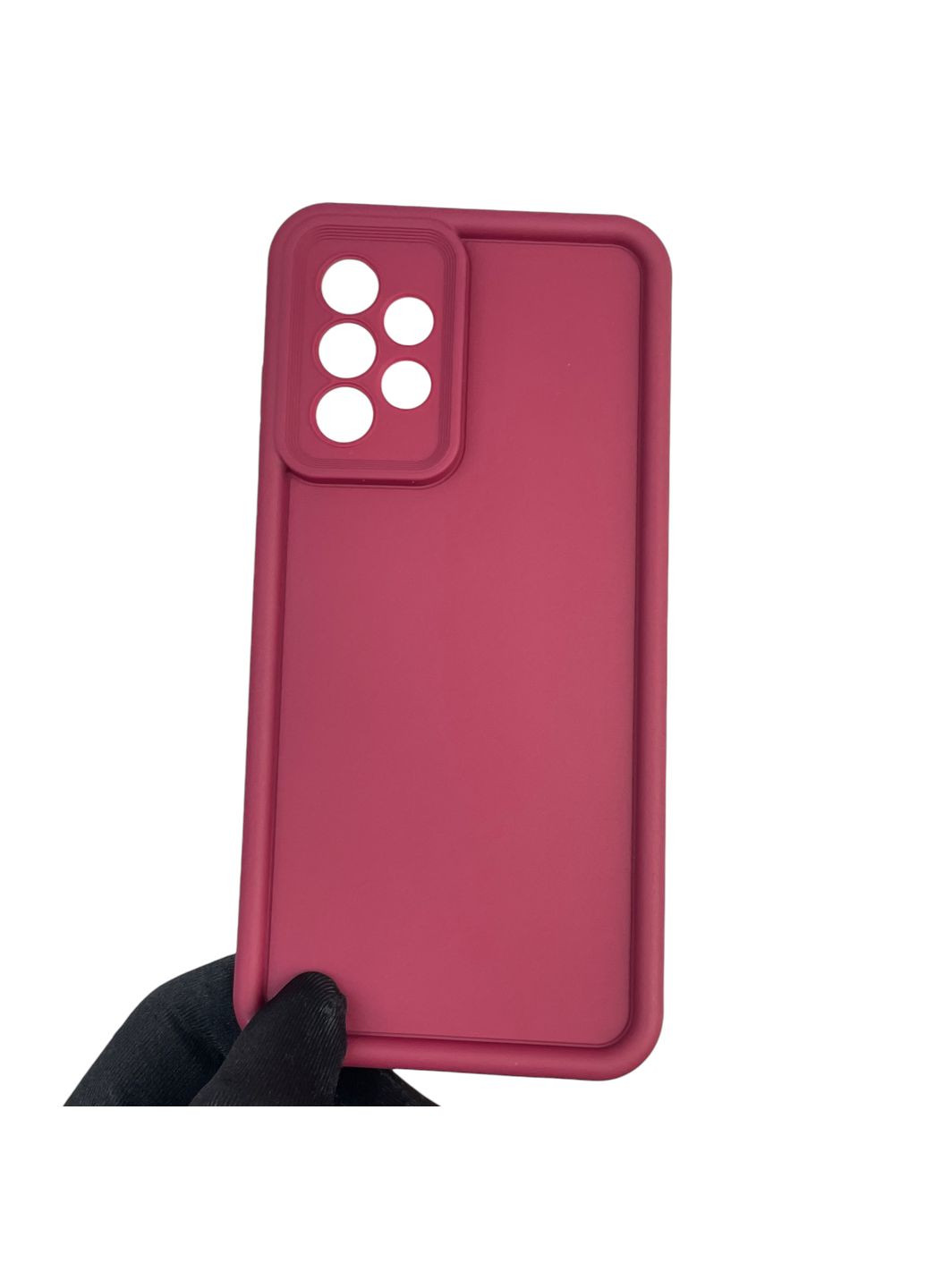 Чехол силиконовый Soft Touch для Galaxy A52 5G (SM-A526) бордовый (Полная защита камеры) Samsung (366389170)