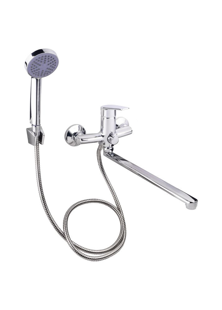 Смеситель для ванны Gloria с поворотным изливом (с душевым гарнитуром) (k35) LDGLO005CRM35117 Chrome LIDZ 005 (323485805)