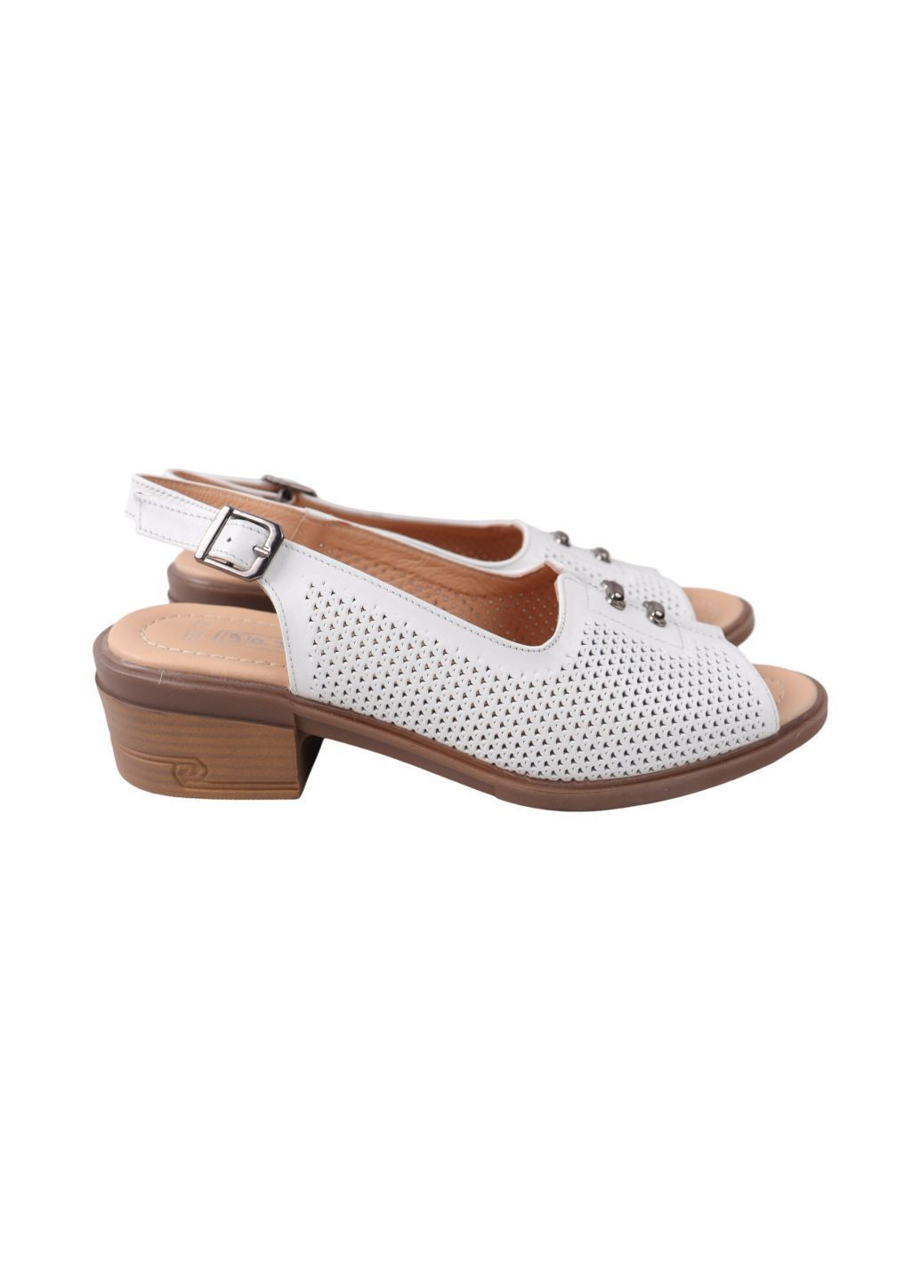 Босоніжки жіночі білі натуральна шкіра Phany 352-25LBC (329998269)