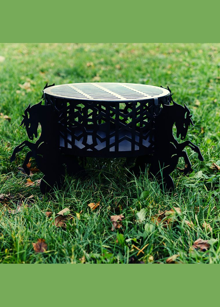 Чаша для багаття з решікою гриль Sportko (346534056)