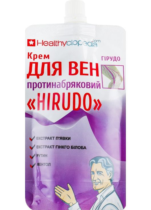 Крем "Для вен" противоотечный 100ml (420133-26193) Healthyclopedia (368625779)
