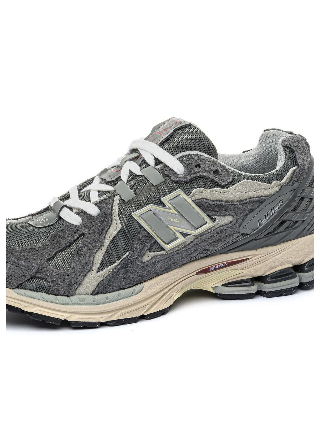 Серые демисезонные кроссовки мужские protection pack gray, вьетнам New Balance 1906