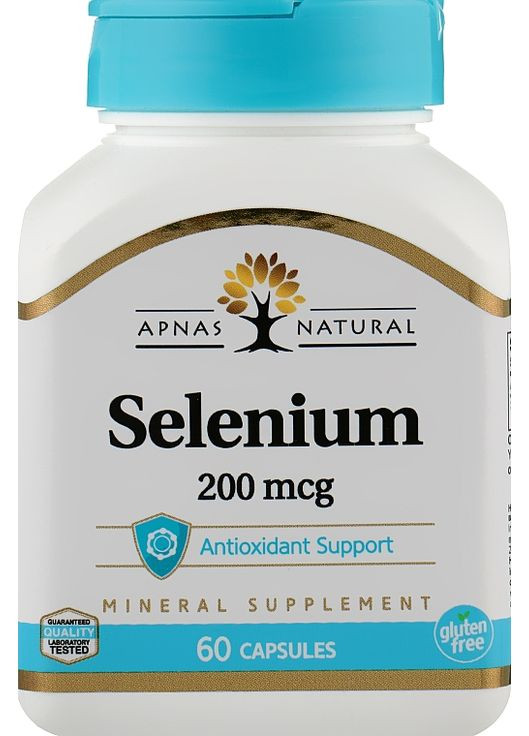 Пищевая добавка "Селен", 60 таблеток 60шт (1013722-31163416) Apnas Natural (369404384)