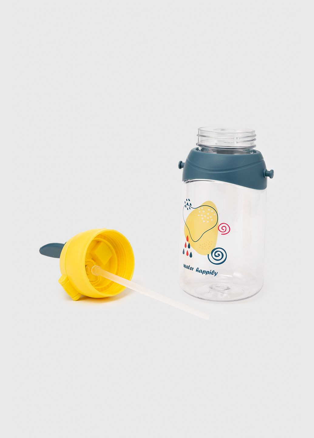 Пляшка дитяча з трубочкою для напоїв 2108 No Brand (286420747)