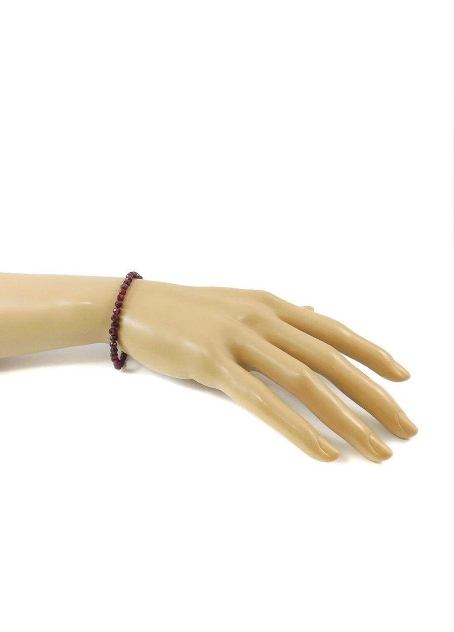 Эксклюзивный браслет Гранат, серебро 16 Fursa fashion (322767058)