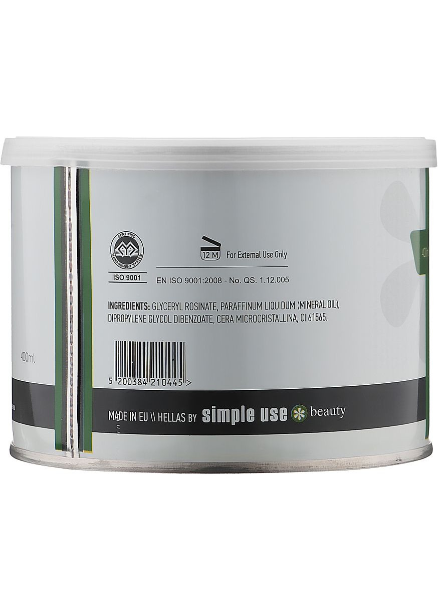 Теплый воск для депиляции в банке "Хлорофилл" Depilation Wax 800ml (1055725-69345) Simple Use Beauty (365800536)