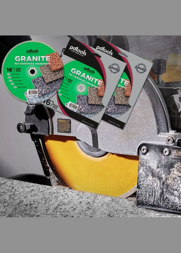 Круг алмазний вiдрiзний GRANITE 1A1R 400 для стаціонарного обладнання (42095) PDTools (295033363)
