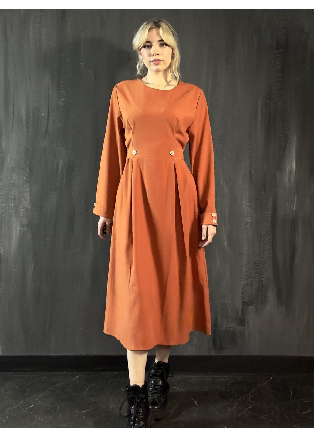 Помаранчева сукня Jasminah