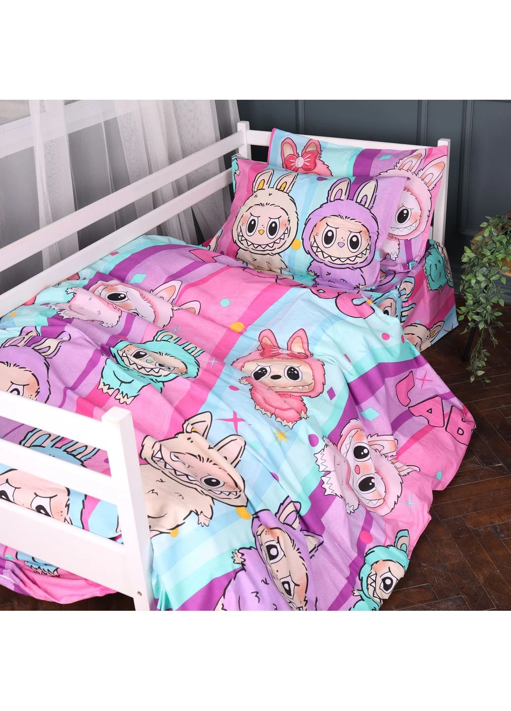 Підковдра Бязь Kids Time 17-0882 Sweet Labubu 160*220 Mirson (399964754)