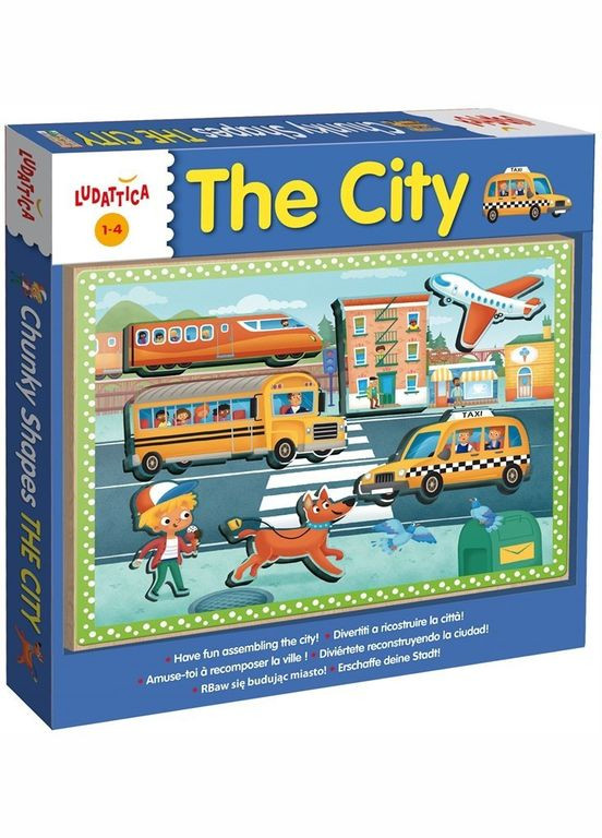 Ігровий набір LISCIANI GIOCHI LUDATTICA дерев'яний THE CITY 49905 Liscianigiochi (305417718)
