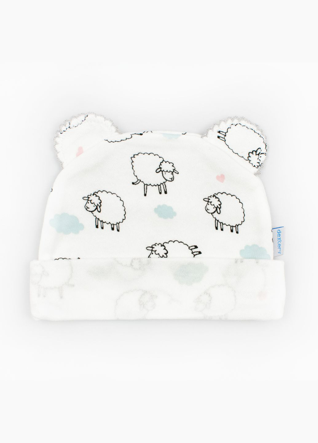 Шапочка с ушками Dexter`s интерлок cute lambs 40 dexter's (279849574)