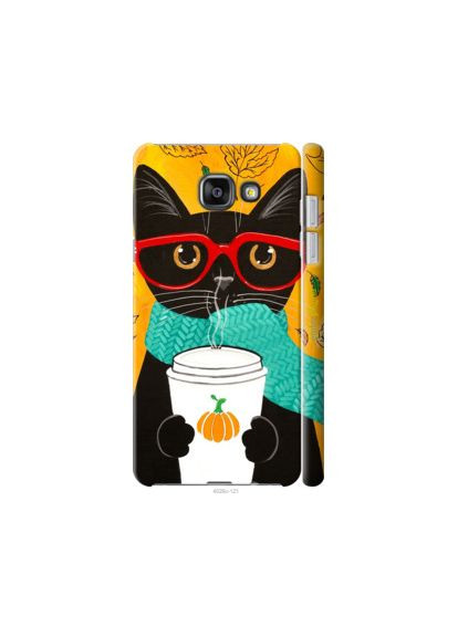 Чехол на Samsung Galaxy A7 (2016) A710F Осенний кот "4026m-121-2448" Endorphone (365810813)