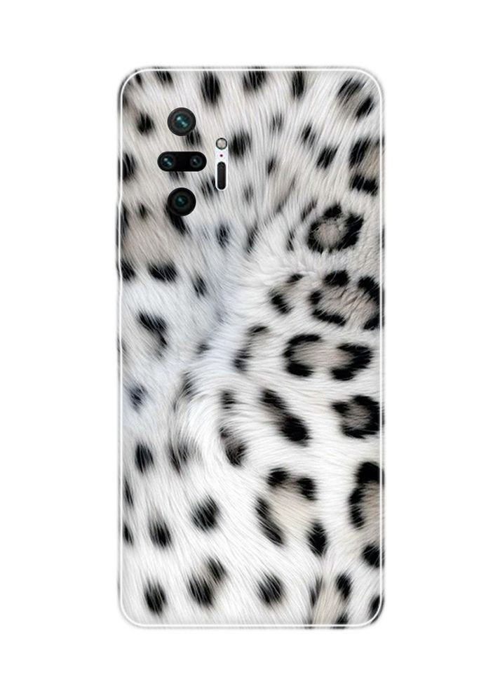 Чехол на Xiaomi Redmi Note 10 Pro / 10 Pro Max Белый леопард (принт 398) Creative (355400769)