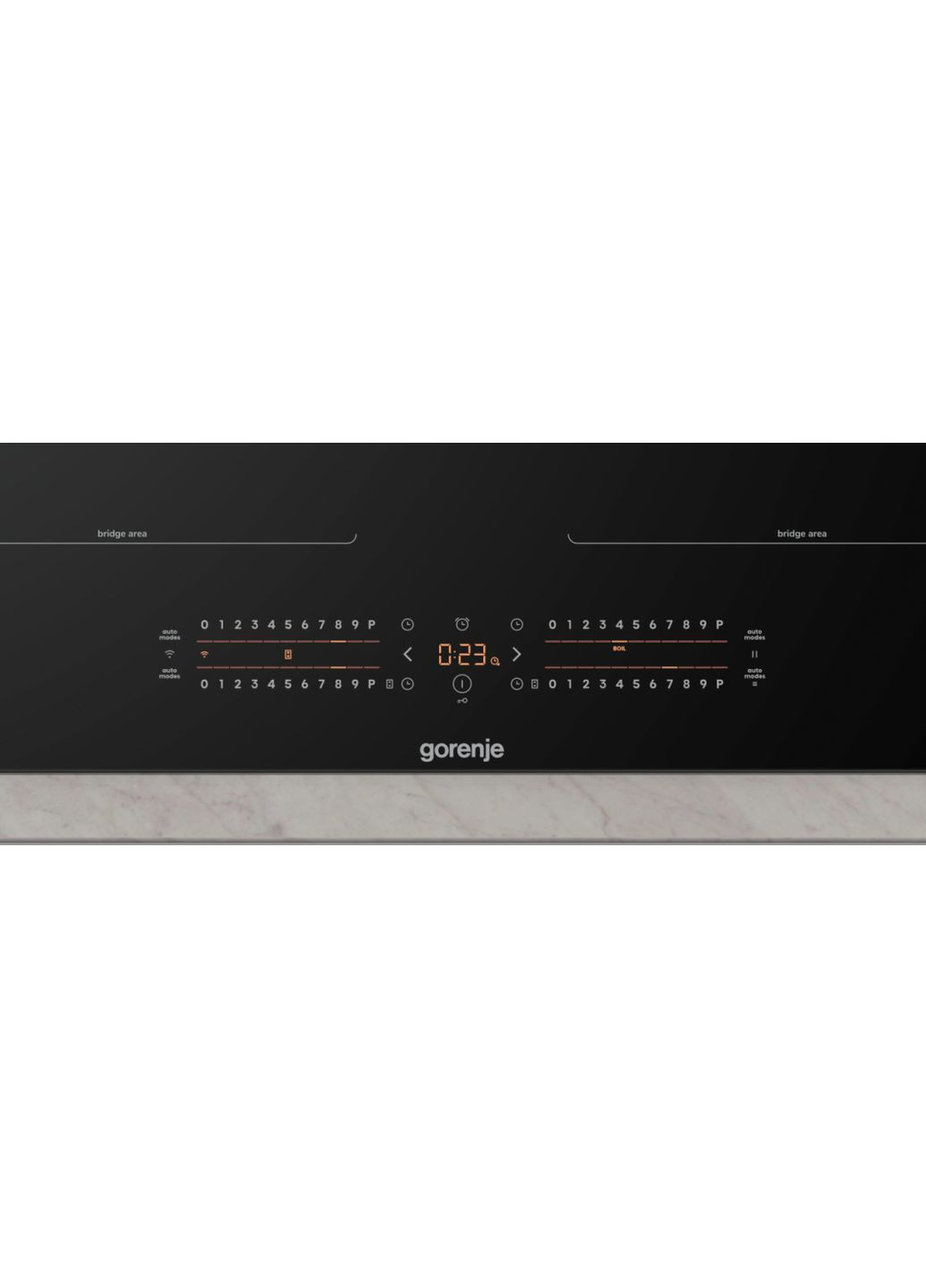 Варильна поверхня індукційна, 60см, PowerBoost, TouchControl, Wi-Fi, збільшена площа приготування, чорний Gorenje (362213592)