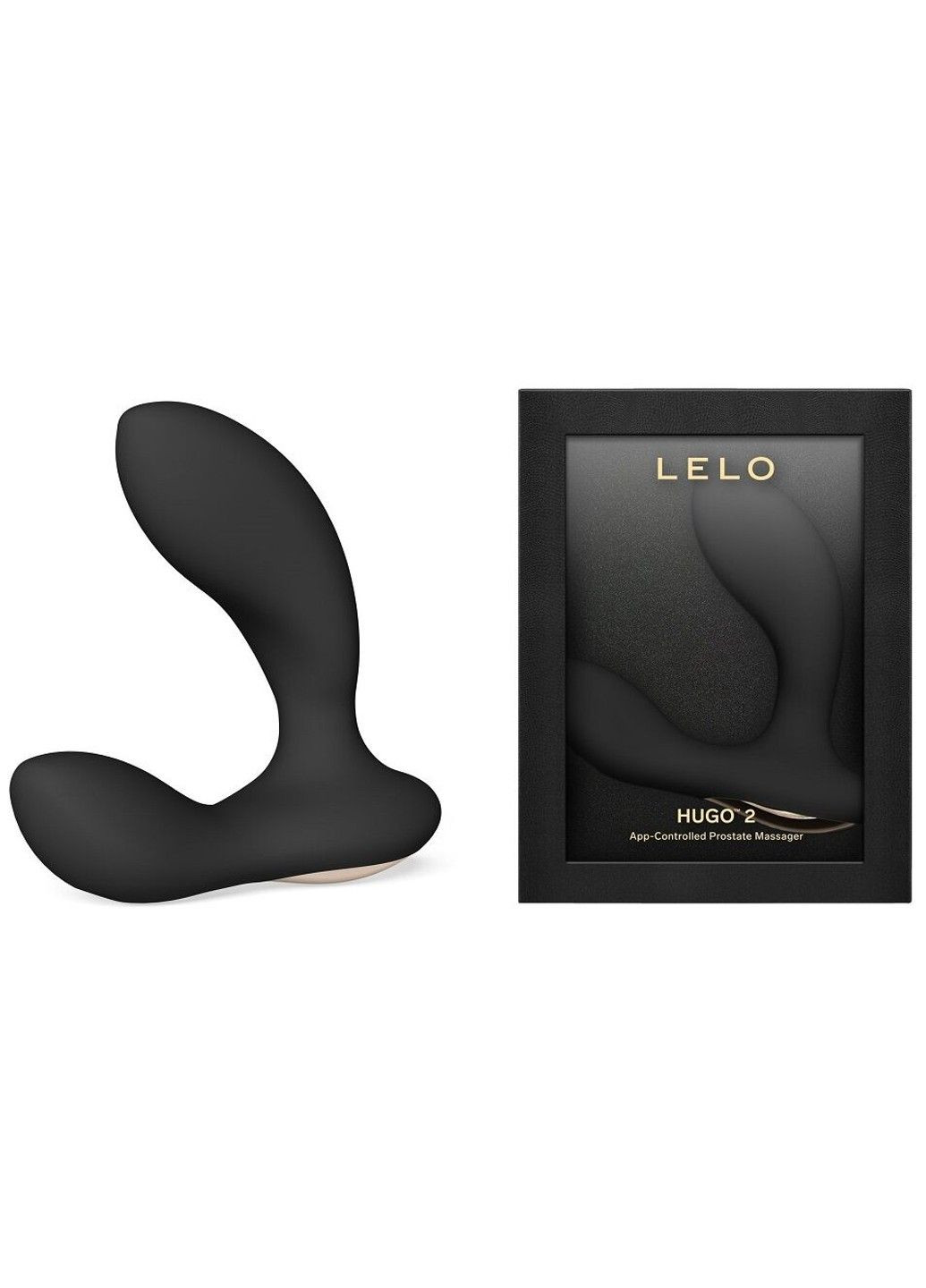 Смарт-масажер простати Hugo 2 Black, 2 мотори, підвищена потужність Lelo (341528211)