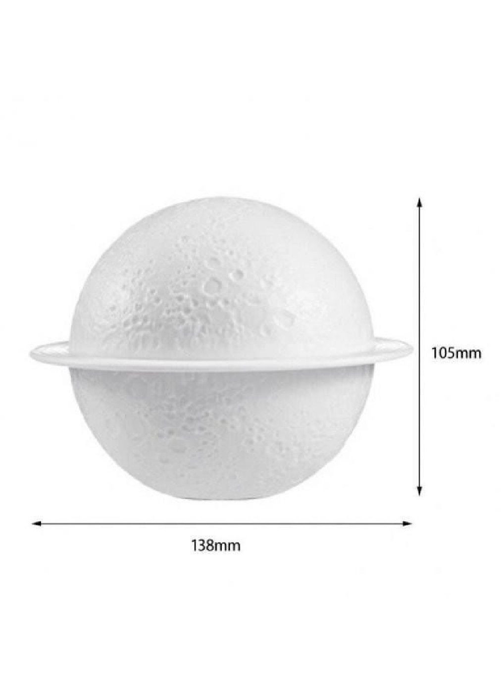 Увлажнитель очиститель воздуха мини арома лампа ночник с LED подсветкой 3 режима 13.8х13.8х10.5 см (476337-Prob) Сатурн Unbranded (279327377)