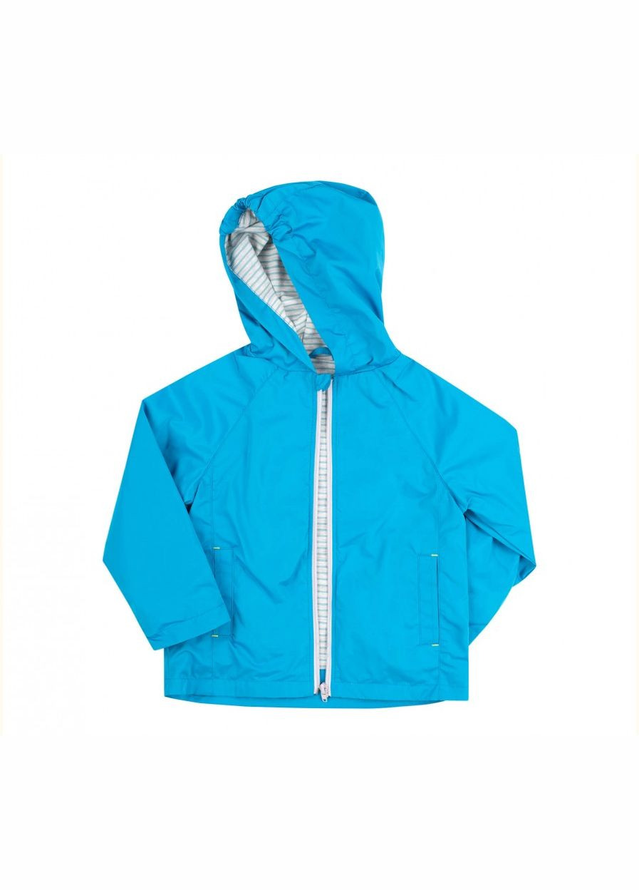 Блакитна куртка вітровка для хлопчика Бембі