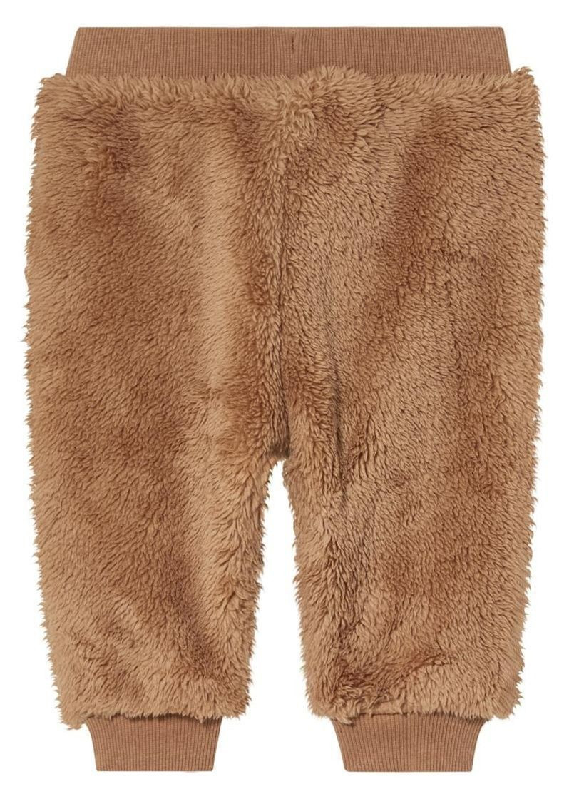 Коричневий зимній зимній плюшевий костюм (світшот+штанці) Lupilu