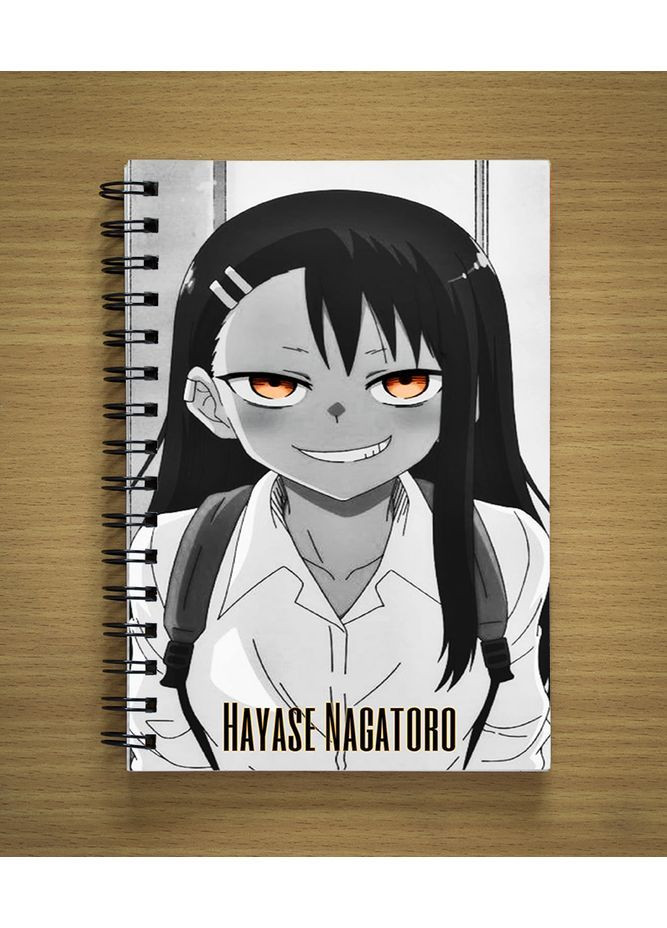 Блокнот Sketchbook Скетчбук с принтом anime Don’t Toy With Me, Miss Nagatoro | аниме Не издевайся Нагаторо сан #02 Kika (366873630)