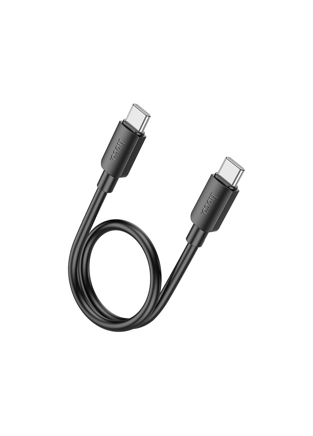 Кабель X96 Hyper 60W fast charging PD data cable Type-C to Type-C 25см чорний Hoco (388774700)