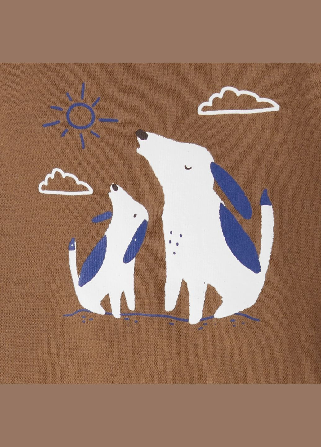 Коричневий демісезонний комплект 2в1 боді, штани для хлопчика 69-72 см (1r543210_9m) Carter's