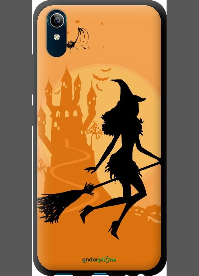 Чехол на Vivo Y91C Ведьма на метле "1184b-1762-70447" Endorphone (365734029)