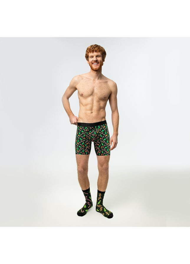 Набір чоловічої білизни New Year 2026 "Long 2.0 Christmas Bites" S CB-003 MAN's SET (369617137)