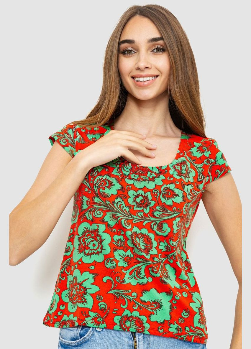 Комбінована футболка жіноча різнокольорова Ager 186R124