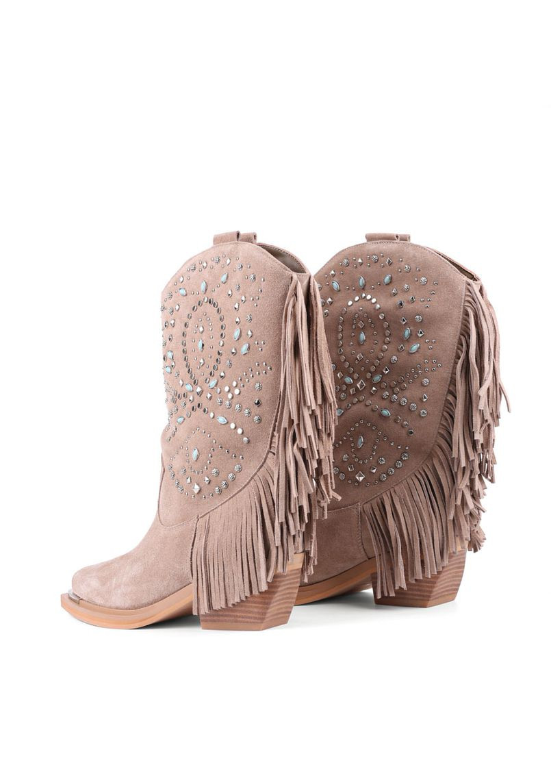 Жіночі Чоботи I240709 Бежевий Замша Alma en Pena (302651830)