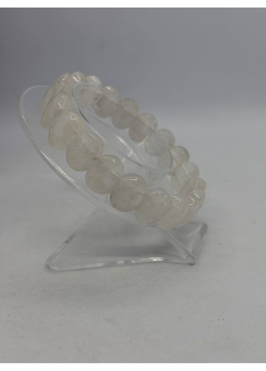 Браслет з натурального кварцу 19 см Безбарвний No Brand (372468104)