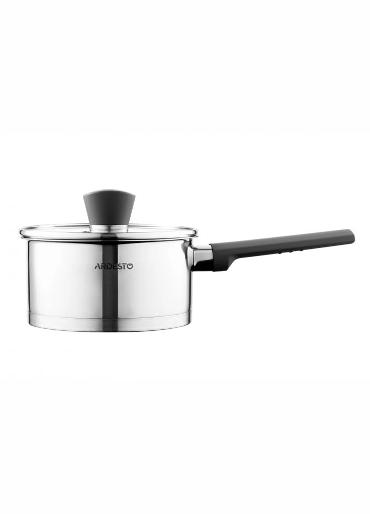 Ківш Gemini Скляна кришка 1.5 л нержавіюча сталь (AR3615G) Ardesto (296196682)