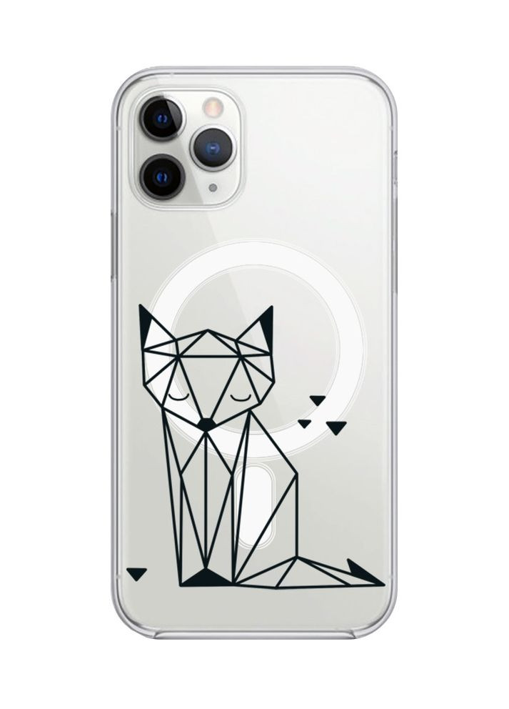 Магнітний чохол на iPhone 11 Pro Max із підтримкою MagSafe:: Лисиця (принт 126) Creative (360666017)